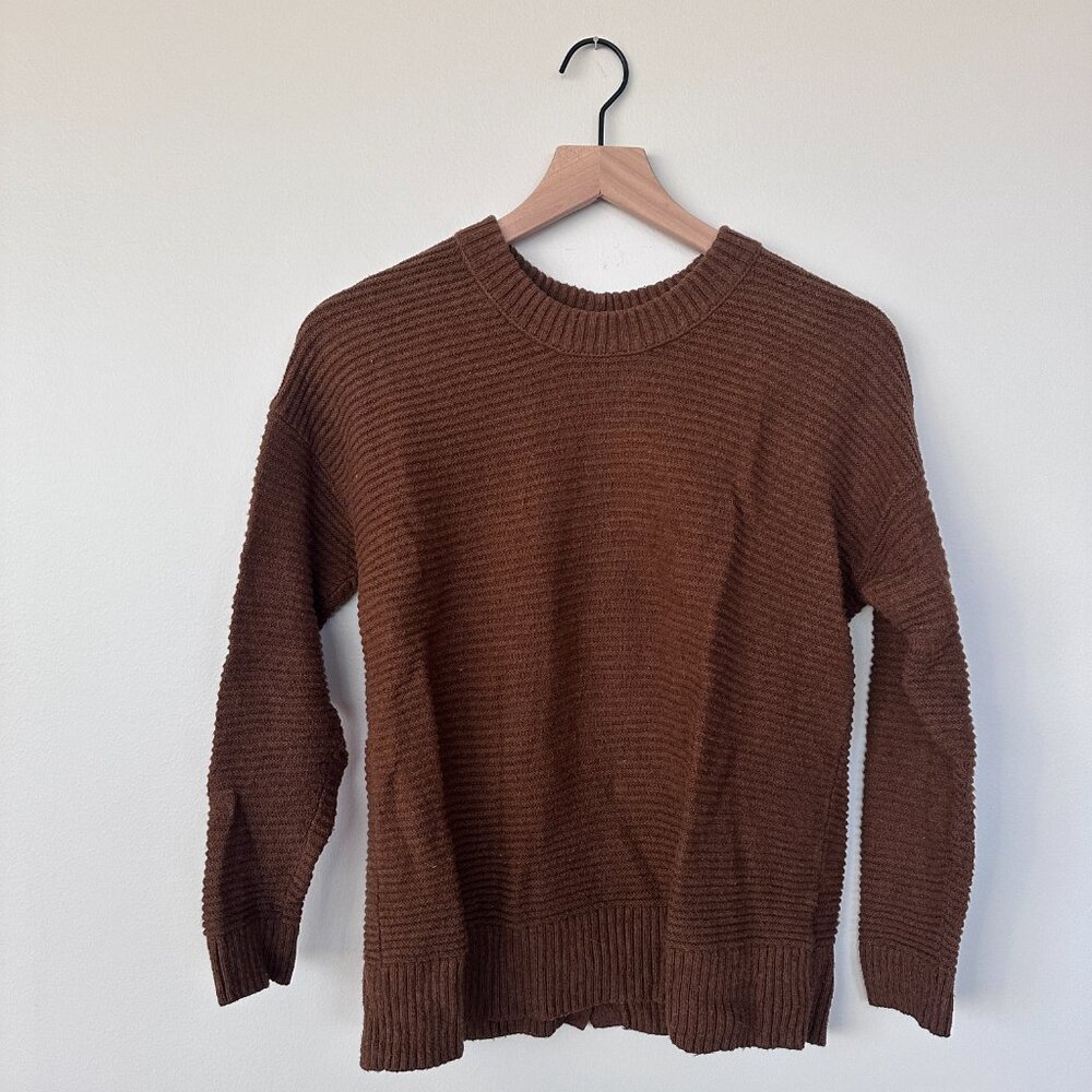 Madewell Button-Back Brown Sweater Size XXS - Picture 5 of 6